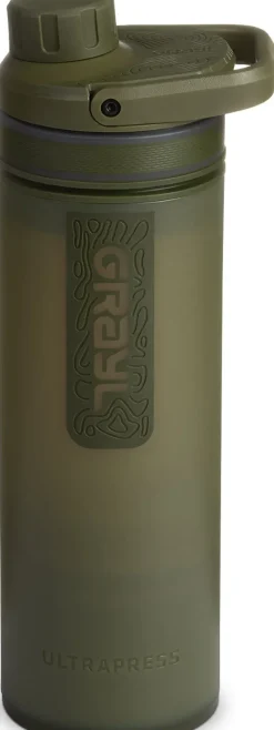 Grayl Water Purification-UltraPress Purifier Bottle - Olive Drab