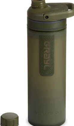 Grayl Water Purification-UltraPress Purifier Bottle - Olive Drab