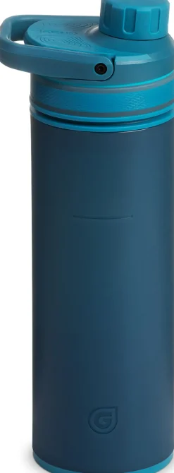 Grayl Water Purification-UltraPress Purifier Bottle - Forest Blue