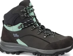 Hanwag Hiking Shoes & Boots|Hiking Boots-Womens Alta Bunion II GTX Boots - Asphalt-Mint