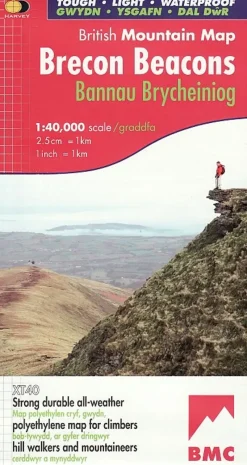 Harvey's Maps And Books-Harvey Brecon Beacons BMC Mountain Map
