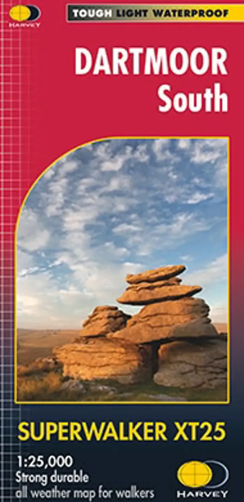 Harvey's Maps And Books-Harvey Dartmoor South Superwalker Map