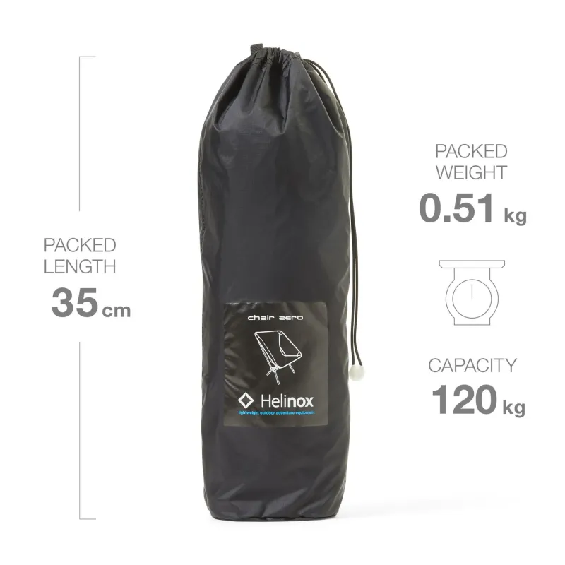 Helinox Camping Furniture-Chair Zero - Black