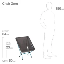 Helinox Camping Furniture-Chair Zero - Black