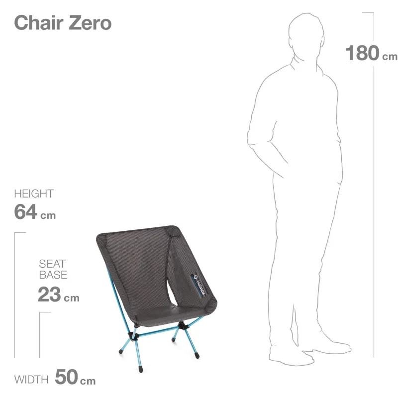 Helinox Camping Furniture-Chair Zero - Black