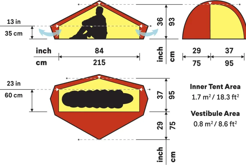 Hilleberg Backpacking & Lightweight Tents-Enan Tent - Sand