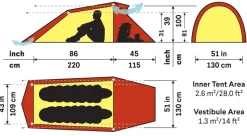 Hilleberg Backpacking & Lightweight Tents-Nallo 2 Tent - Sand