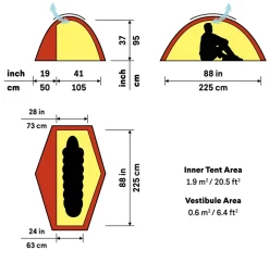 Hilleberg Backpacking & Lightweight Tents-Soulo BL Tent - Red