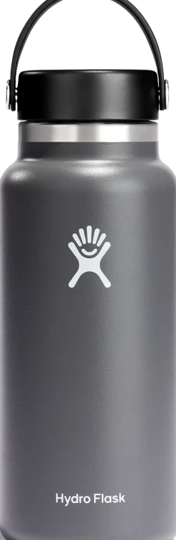 Hydro Flask Water Bottles-32oz Wide Mouth Bottle - Stone