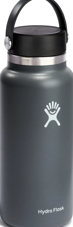 Hydro Flask Water Bottles-32oz Wide Mouth Bottle - Stone