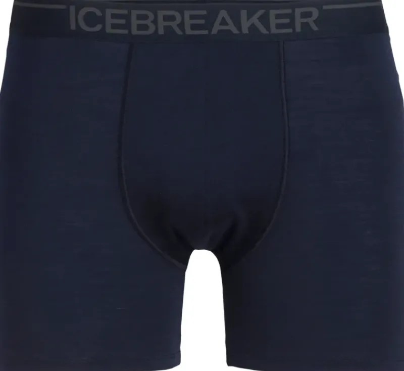 Icebreaker Underwear-Mens Anatomica Boxers - Midnight Navy