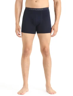 Icebreaker Underwear-Mens Anatomica Boxers - Midnight Navy