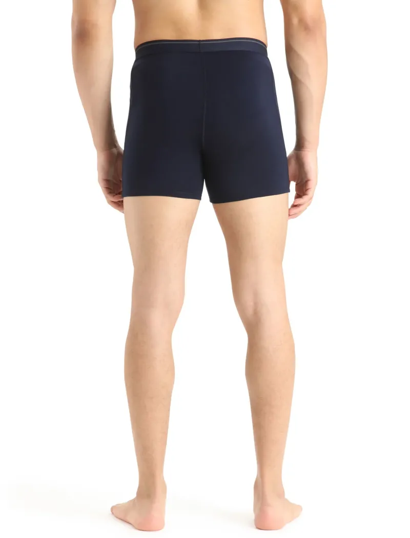 Icebreaker Underwear-Mens Anatomica Boxers - Midnight Navy