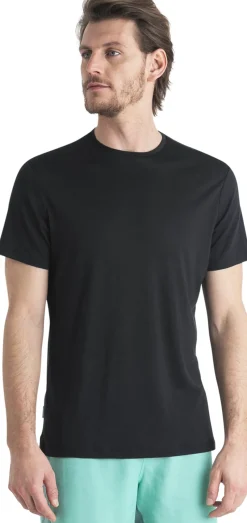 Icebreaker T-Shirts & Baselayers-Mens Merino 125 Cool-Lite Sphere III SS Tee - Black