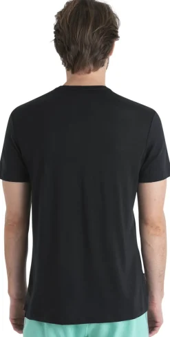 Icebreaker T-Shirts & Baselayers-Mens Merino 125 Cool-Lite Sphere III SS Tee - Black