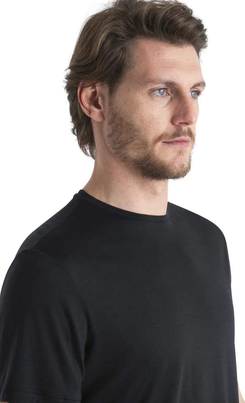 Icebreaker T-Shirts & Baselayers-Mens Merino 125 Cool-Lite Sphere III SS Tee - Black