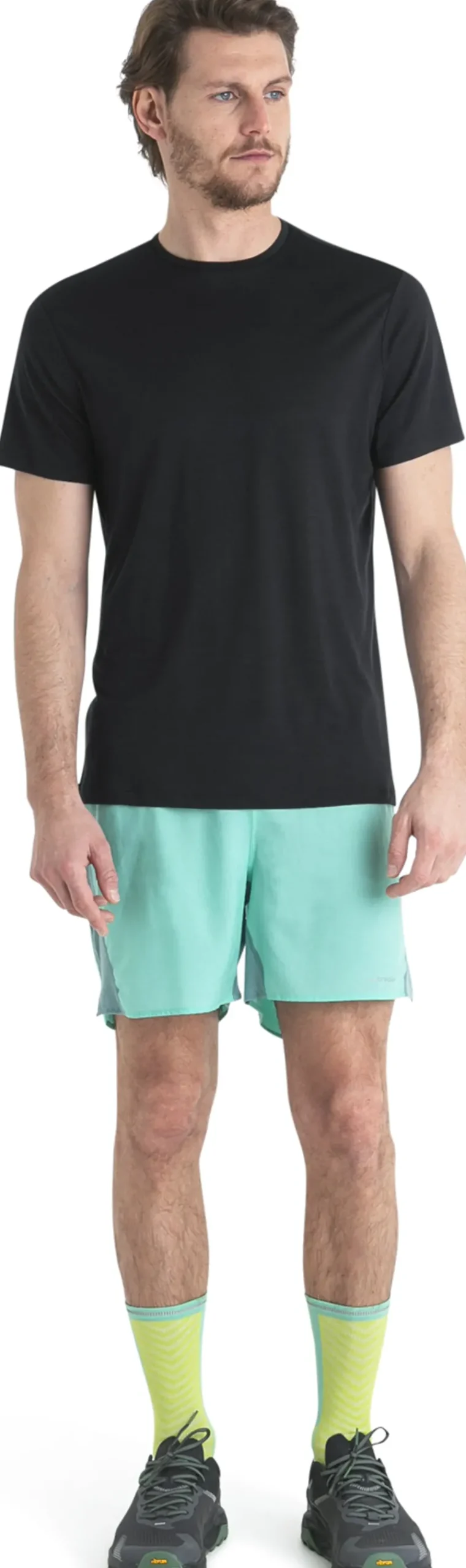 Icebreaker T-Shirts & Baselayers-Mens Merino 125 Cool-Lite Sphere III SS Tee - Black