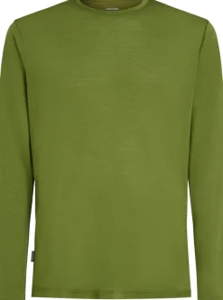Icebreaker T-Shirts & Baselayers-Mens Merino 125 Cool-Lite Sphere III LS Tee - Spagnum