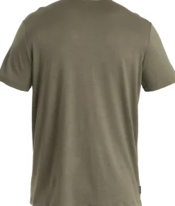 Icebreaker T-Shirts & Baselayers-Mens Merino 150 Tech Lite III SS Tee - Logo Reflective - Loden