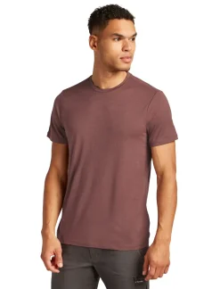 Icebreaker T-Shirts & Baselayers-Mens Merino 150 Tech Lite III SS Tee - Carob