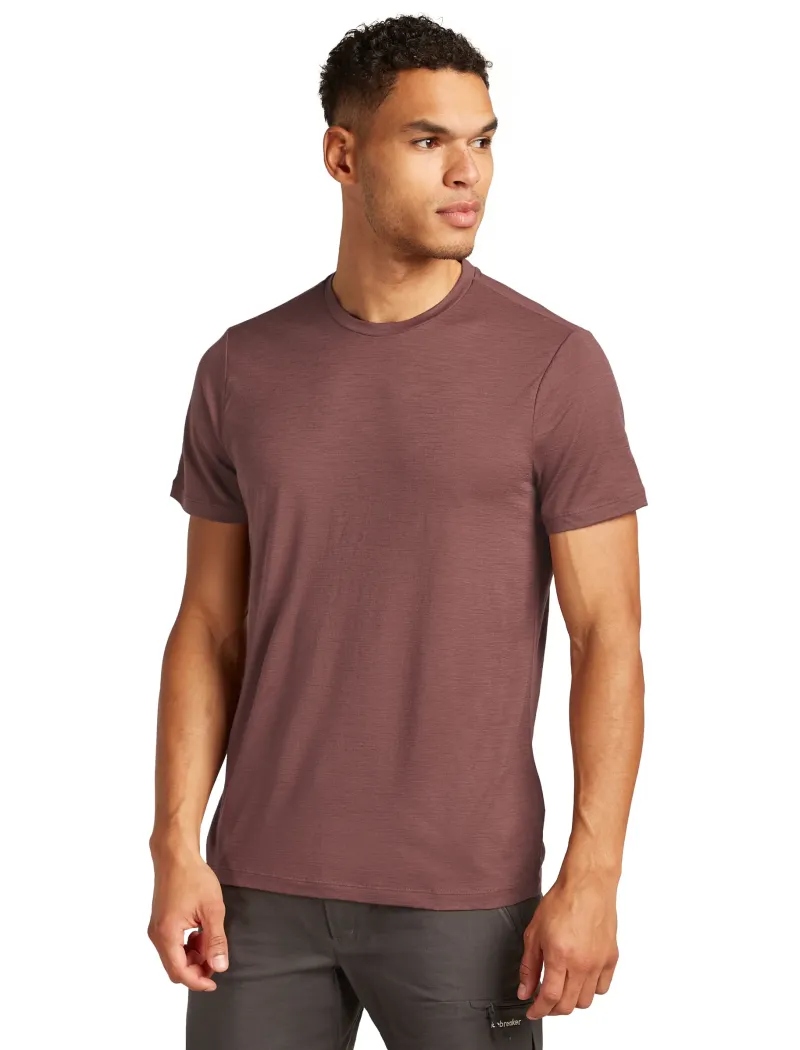 Icebreaker T-Shirts & Baselayers-Mens Merino 150 Tech Lite III SS Tee - Carob