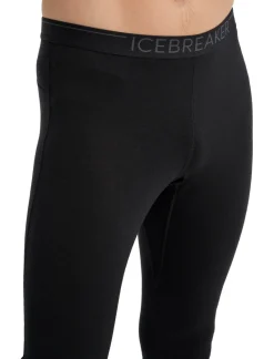 Icebreaker Trousers & Leg Wear-Mens 200 Oasis Leggings - Black