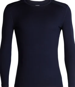 Icebreaker T-Shirts & Baselayers-Mens 260 Tech LS Crewe - Midnight Navy