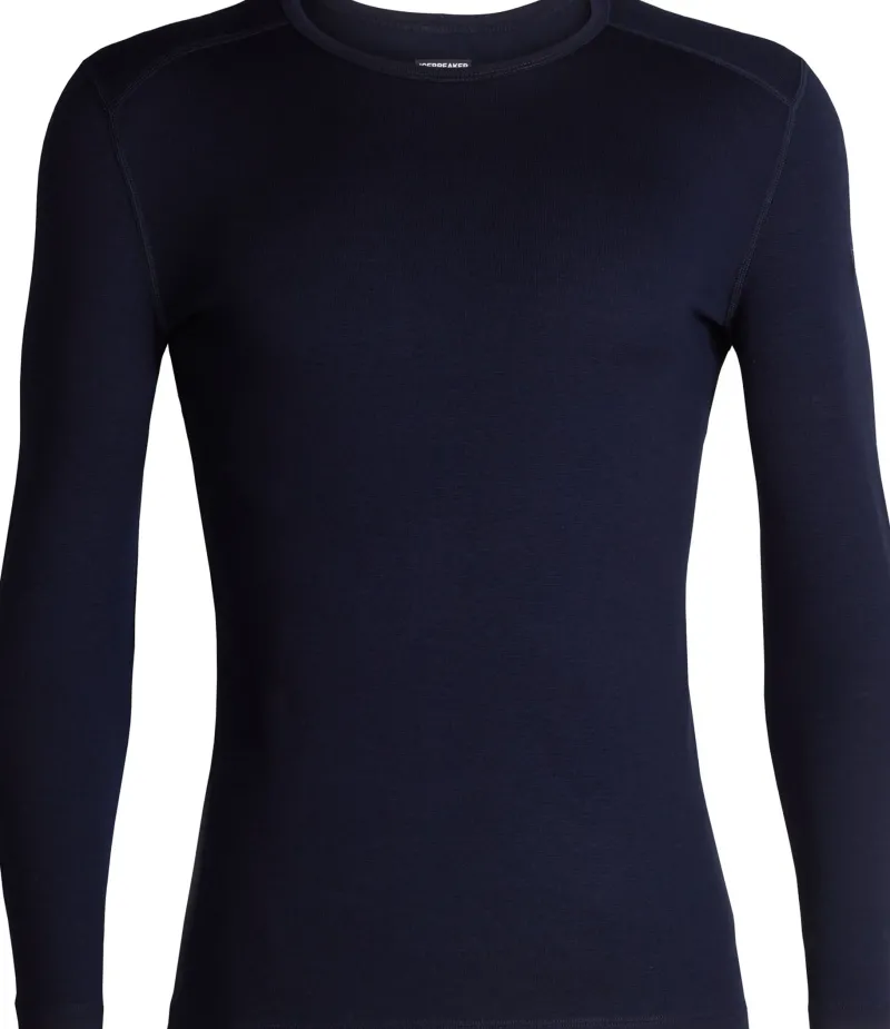 Icebreaker T-Shirts & Baselayers-Mens 260 Tech LS Crewe - Midnight Navy