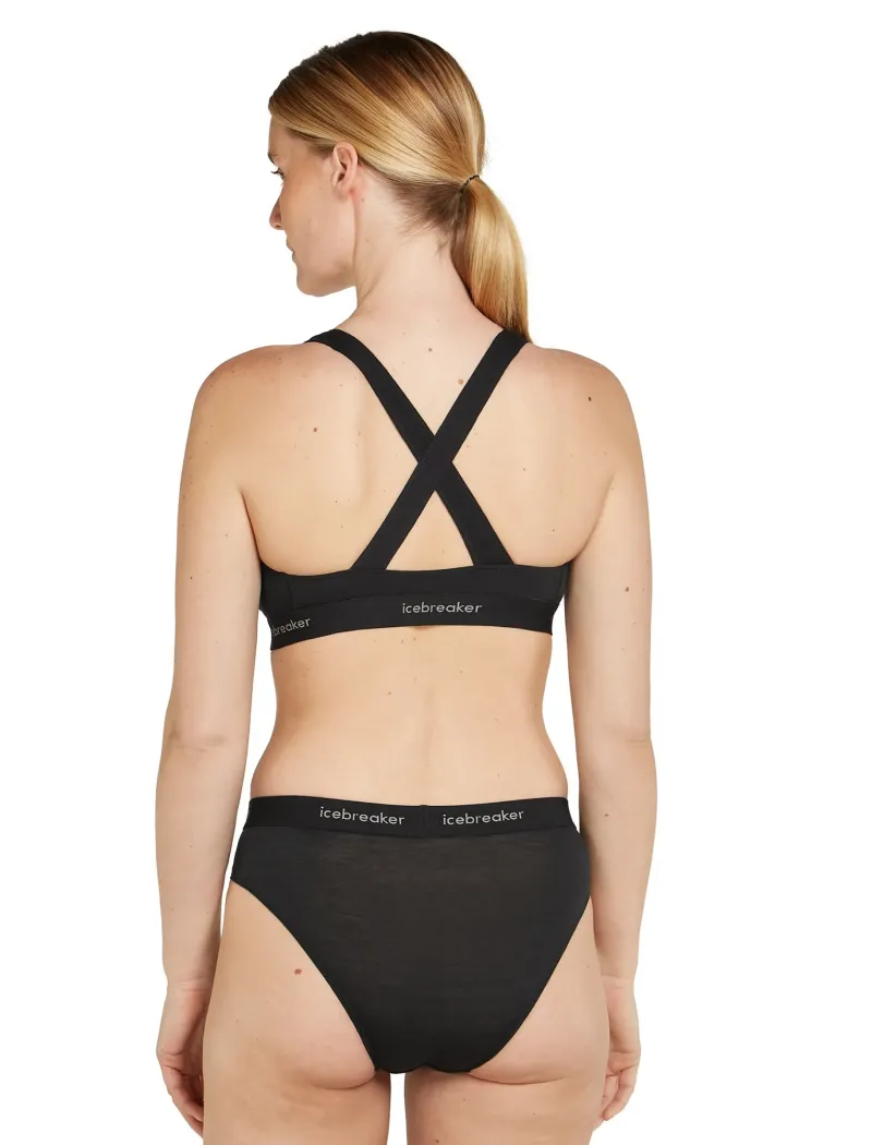 Icebreaker Underwear-Womens 125 Cool-Lite Sprite Hipster - Black