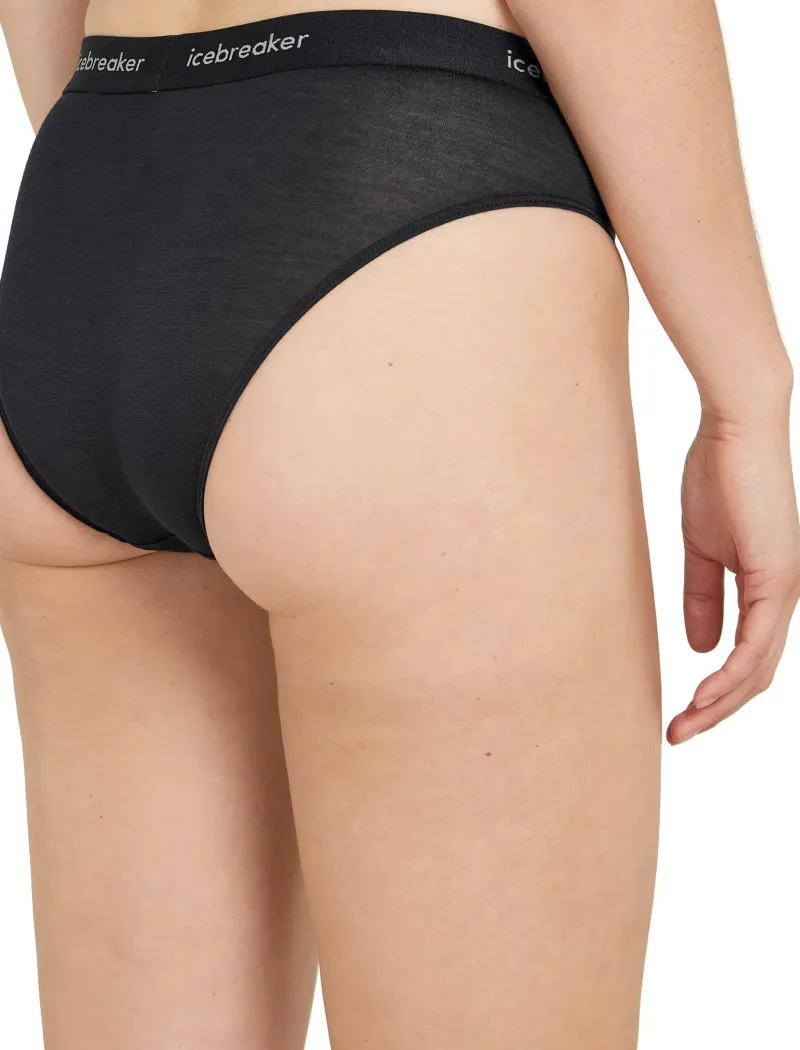 Icebreaker Underwear-Womens 125 Cool-Lite Sprite Hipster - Black