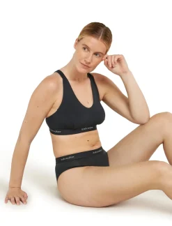 Icebreaker Underwear-Womens 125 Cool-Lite Sprite Hipster - Black