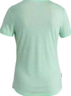 Icebreaker T-Shirts & Baselayers-Womens Merino 125 Cool-Lite Sphere III SS Scoop Tee - Glass