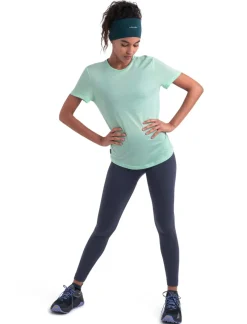 Icebreaker T-Shirts & Baselayers-Womens Merino 125 Cool-Lite Sphere III SS Scoop Tee - Glass