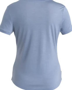 Icebreaker T-Shirts & Baselayers-Womens Merino 125 Cool-Lite Sphere III SS Scoop Tee - Kyanite