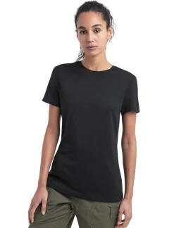 Icebreaker T-Shirts & Baselayers-Womens Merino 150 Tech Lite III SS Tee - Black