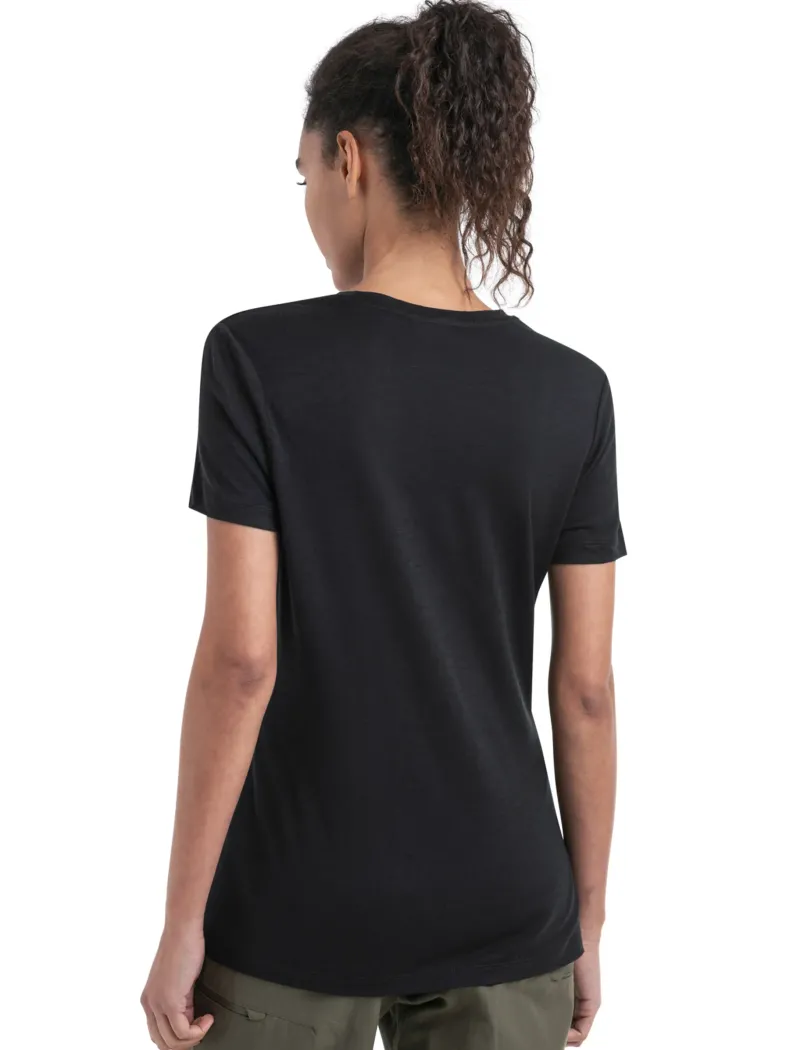 Icebreaker T-Shirts & Baselayers-Womens Merino 150 Tech Lite III SS Tee - Black