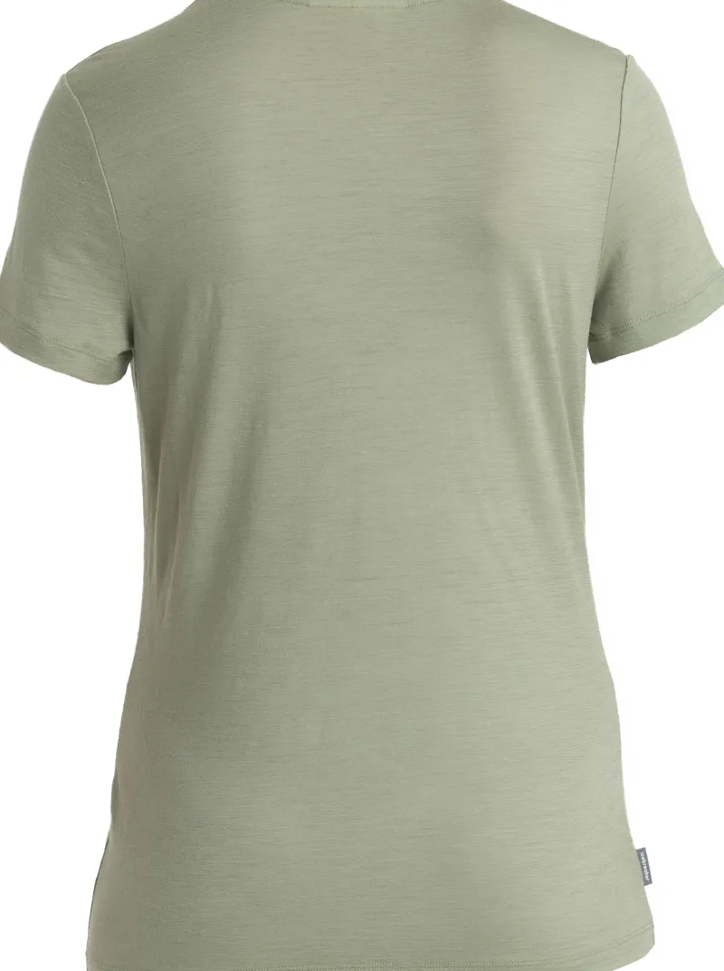 Icebreaker T-Shirts & Baselayers-Womens Merino 150 Tech Lite III SS Tee - Lichen