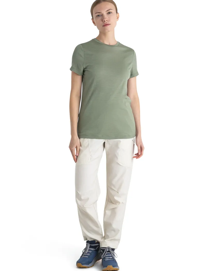 Icebreaker T-Shirts & Baselayers-Womens Merino 150 Tech Lite III SS Tee - Lichen