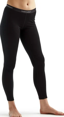 Icebreaker Trousers & Leggings-Womens 200 Oasis Leggings - Black