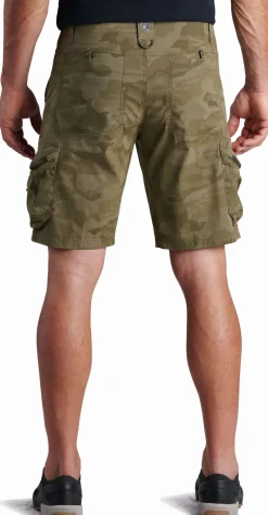 Kuhl Shorts-Mens Ambush Cargo Shorts - Green Camo