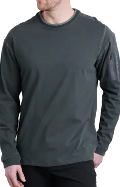 Kuhl Fleece & Mid Layer-Mens Kommando Crew - Carbon