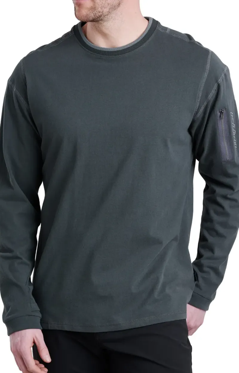 Kuhl Fleece & Mid Layer-Mens Kommando Crew - Carbon