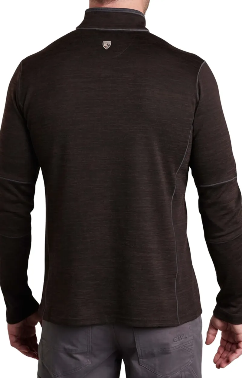 Kuhl Fleece & Mid Layer-Mens Ryzer Sweater - Black Coffee