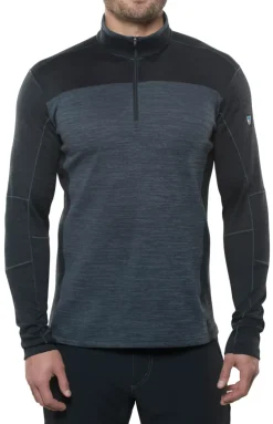 Kuhl Fleece & Mid Layer-Mens Ryzer Sweater - Black-Koal