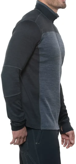 Kuhl Fleece & Mid Layer-Mens Ryzer Sweater - Black-Koal