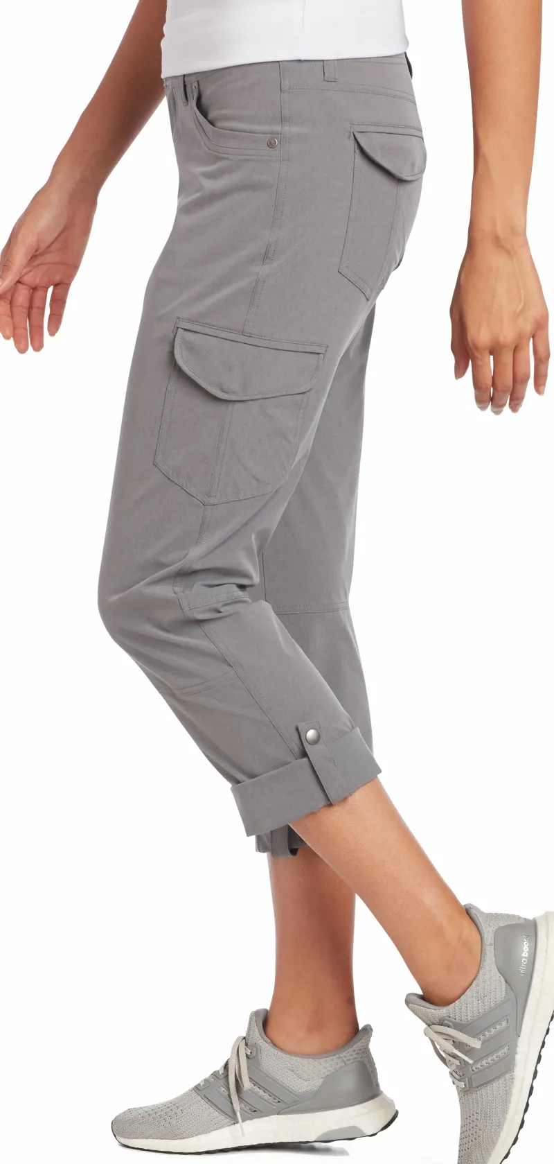 Kuhl Trousers & Leggings-Womens FreeFlex Roll Up Pants - Flint
