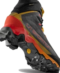 La Sportiva Hiking Shoes & Boots|Hiking Boots-Mens Aequilibrium Hike GTX Boots - Carbon-Yellow