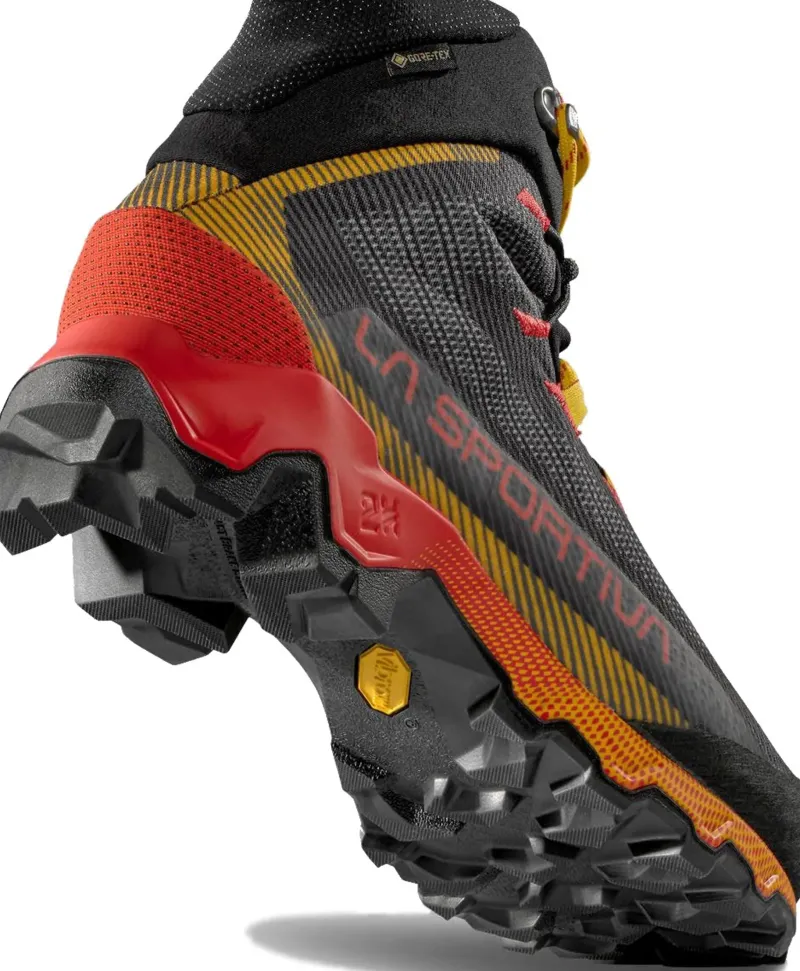 La Sportiva Hiking Shoes & Boots|Hiking Boots-Mens Aequilibrium Hike GTX Boots - Carbon-Yellow