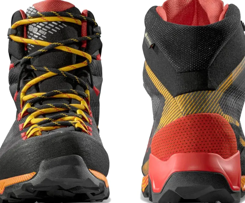 La Sportiva Hiking Shoes & Boots|Hiking Boots-Mens Aequilibrium Hike GTX Boots - Carbon-Yellow