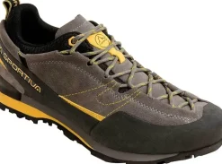 La Sportiva Hiking Shoes & Boots|Approach Shoes-Mens Boulder X Approach Shoes - Grey-Yellow